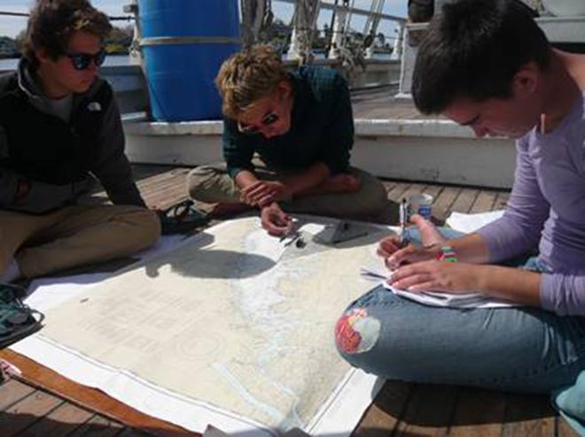 Oliver Hazard Perry Rhode Island and Ocean Classroom have partnered to offer a High School Semester-at-Sea program over Winter/Spring 2016. © Ocean Classroom